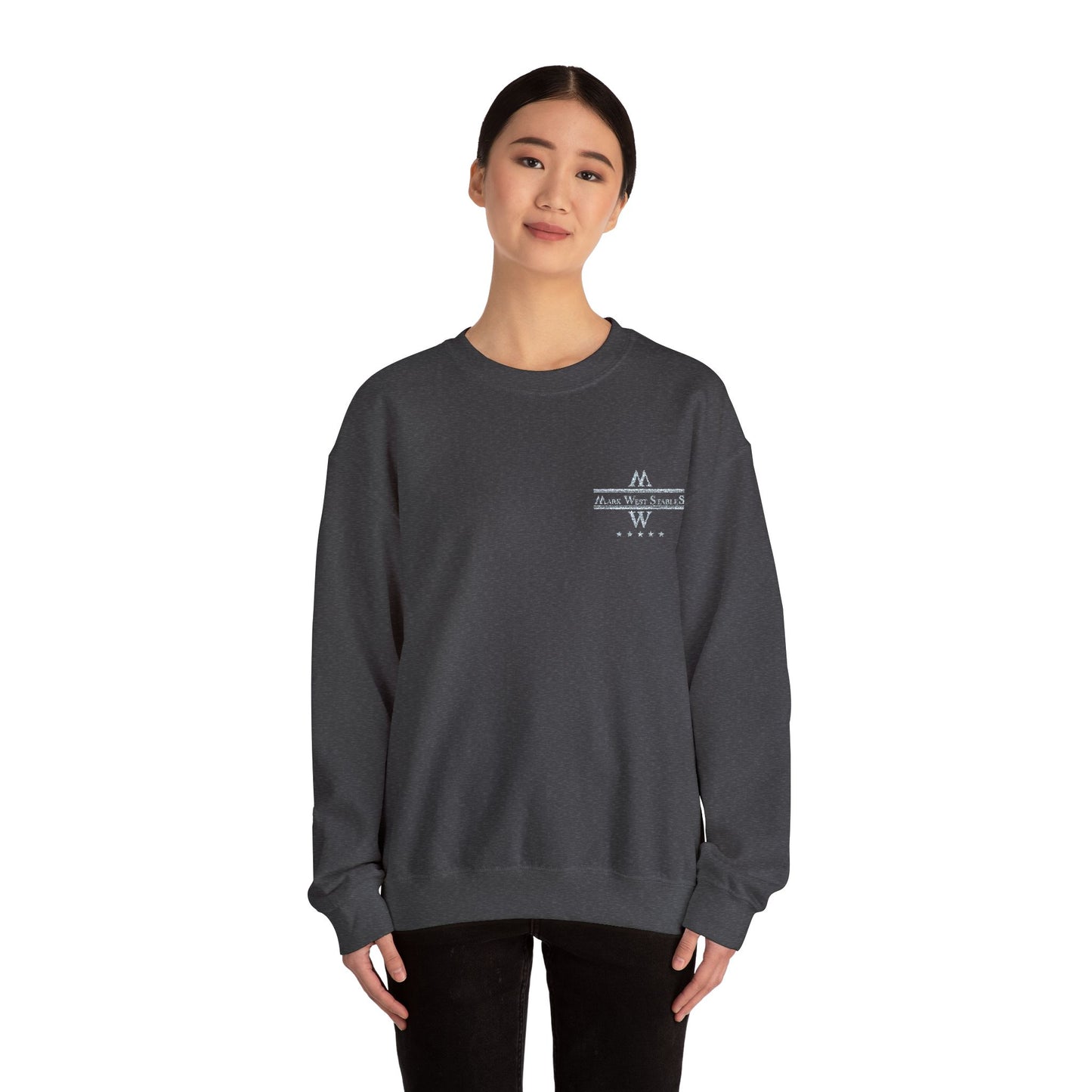 Unisex Embroidered Sweatshirt - Mark West Stables Collection