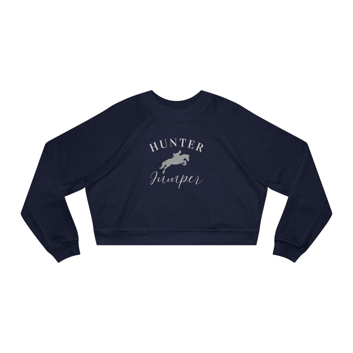 Women's Hunter Jumper Cropped Fleece Pull Over