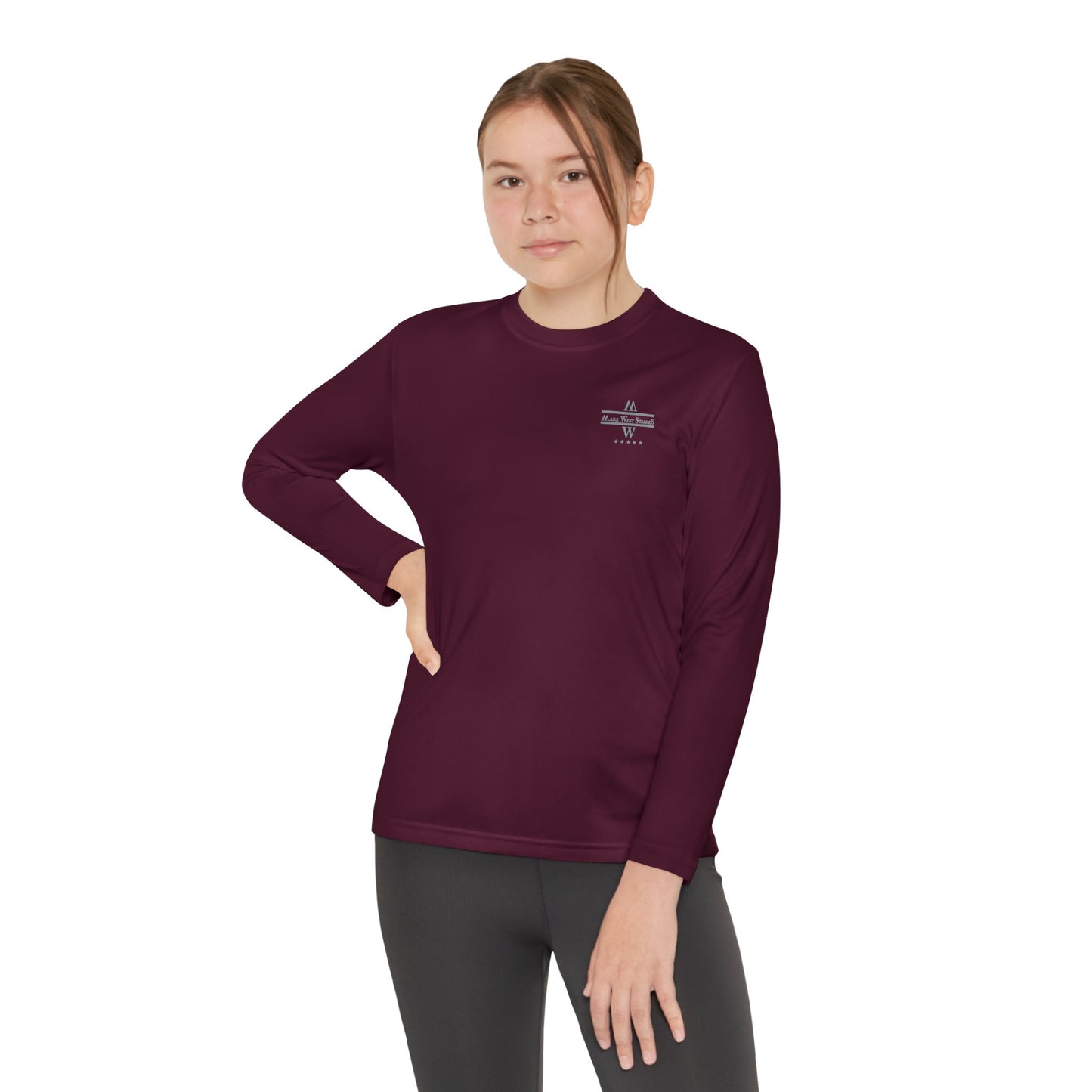 Mark West Stables Youth Long Sleeve Tee — Equestrian Performance Shirt