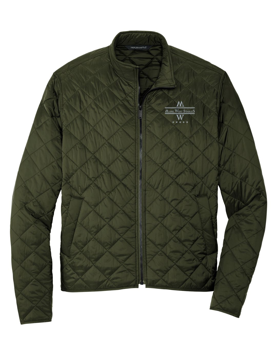 Men's Mark West Stables Unisex Quilted Jacket With Embroidered Logo