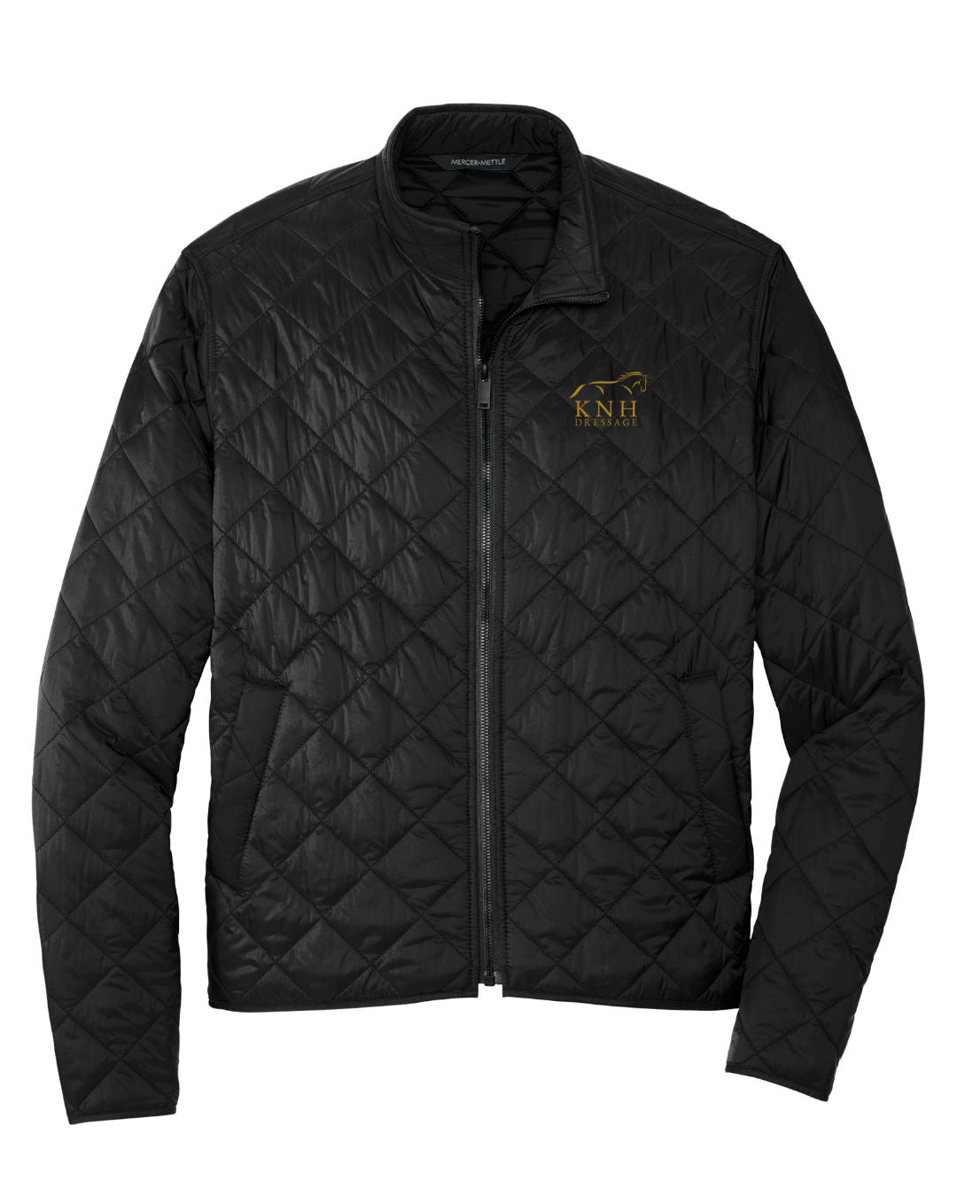 KNH Dressage Unisex Quilted Jacket With Embroidered Logo