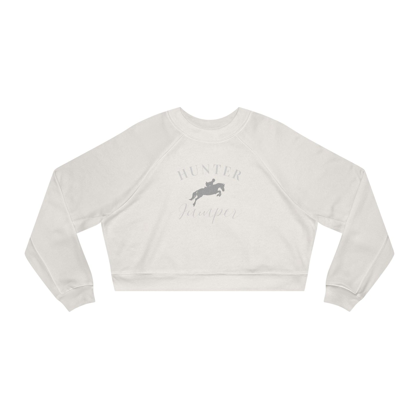 Women's Hunter Jumper Cropped Fleece Pull Over