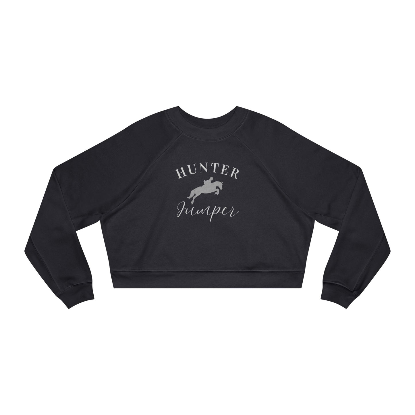 Women's Hunter Jumper Cropped Fleece Pull Over
