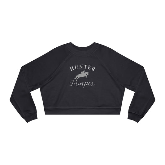 Women's Hunter Jumper Cropped Fleece Pull Over