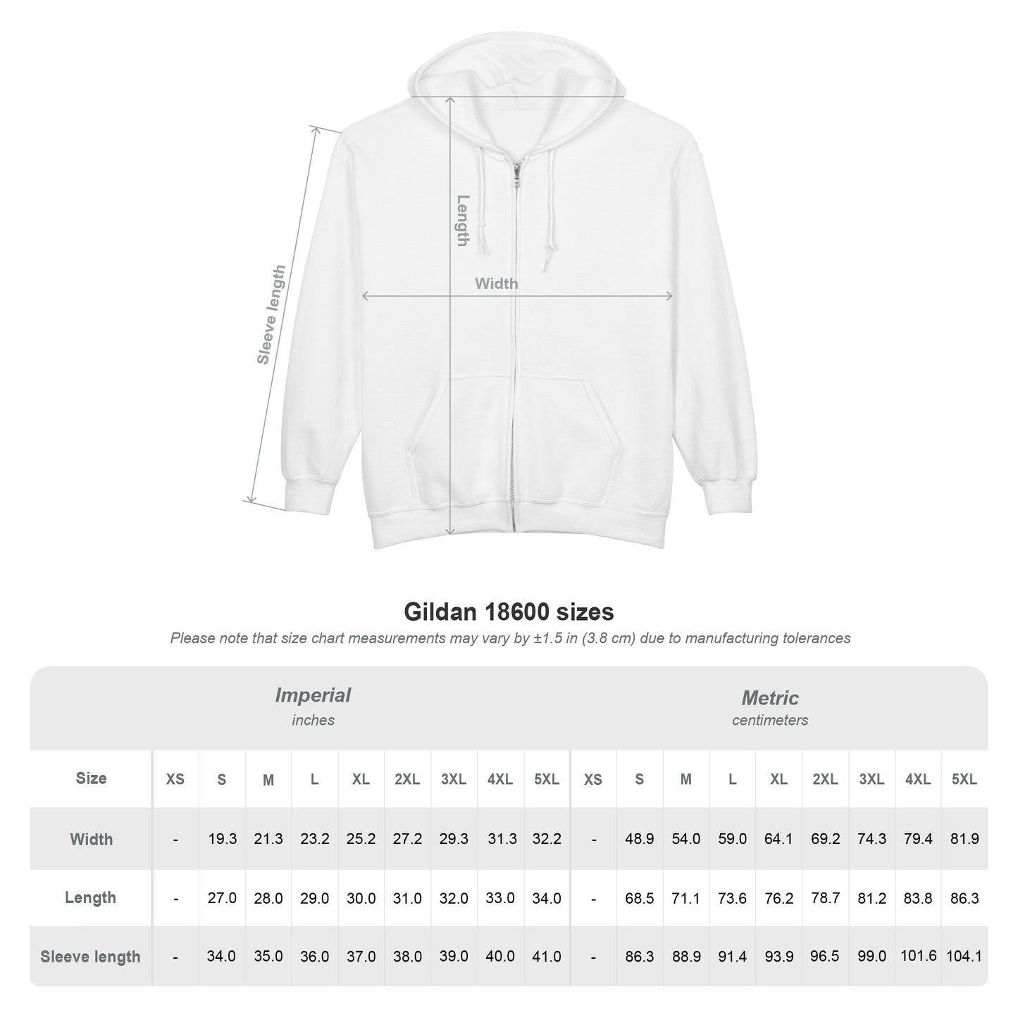 Unisex Mark West Zip Hoodie - Personalizable