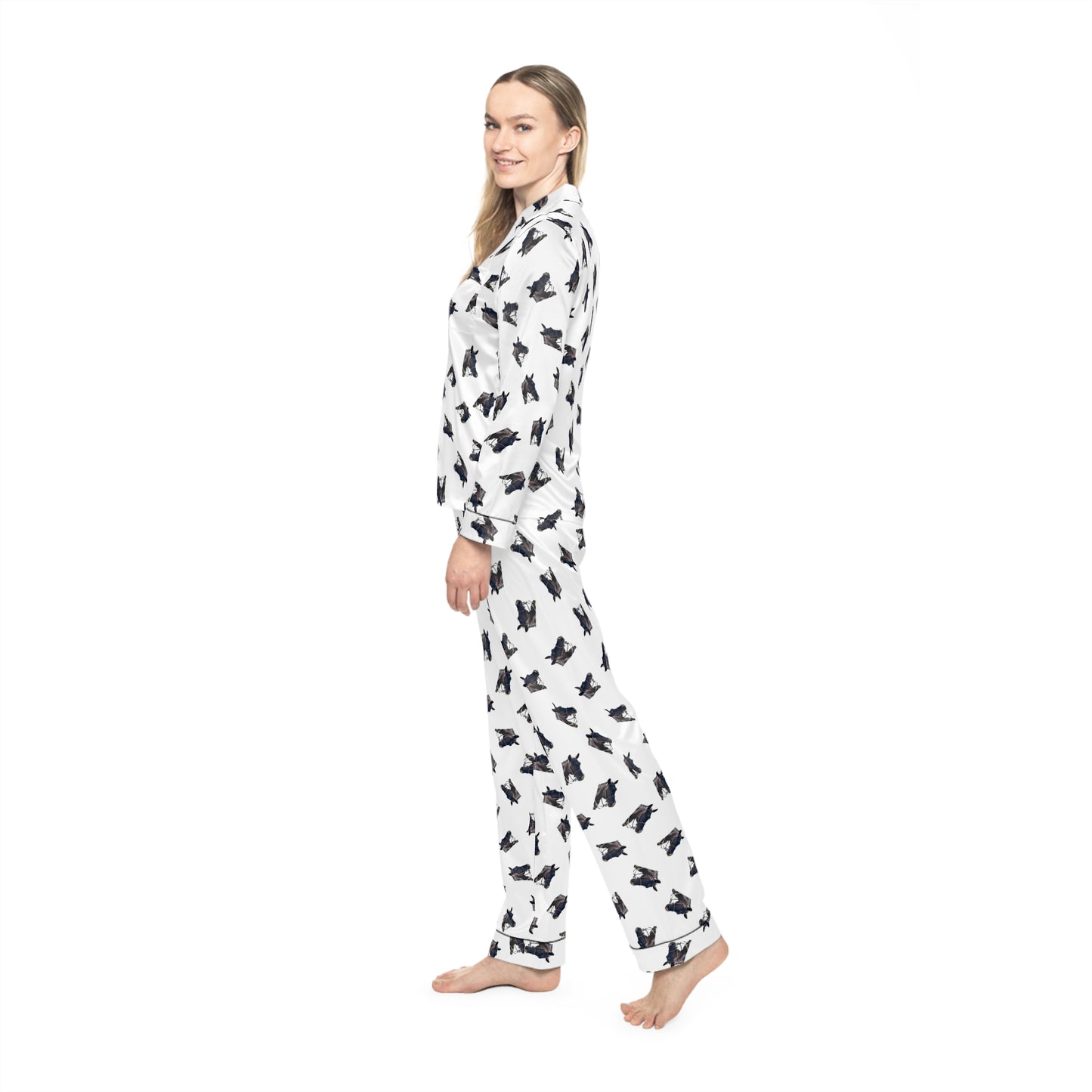 Satin Pajama Set - Equestrian - Custom