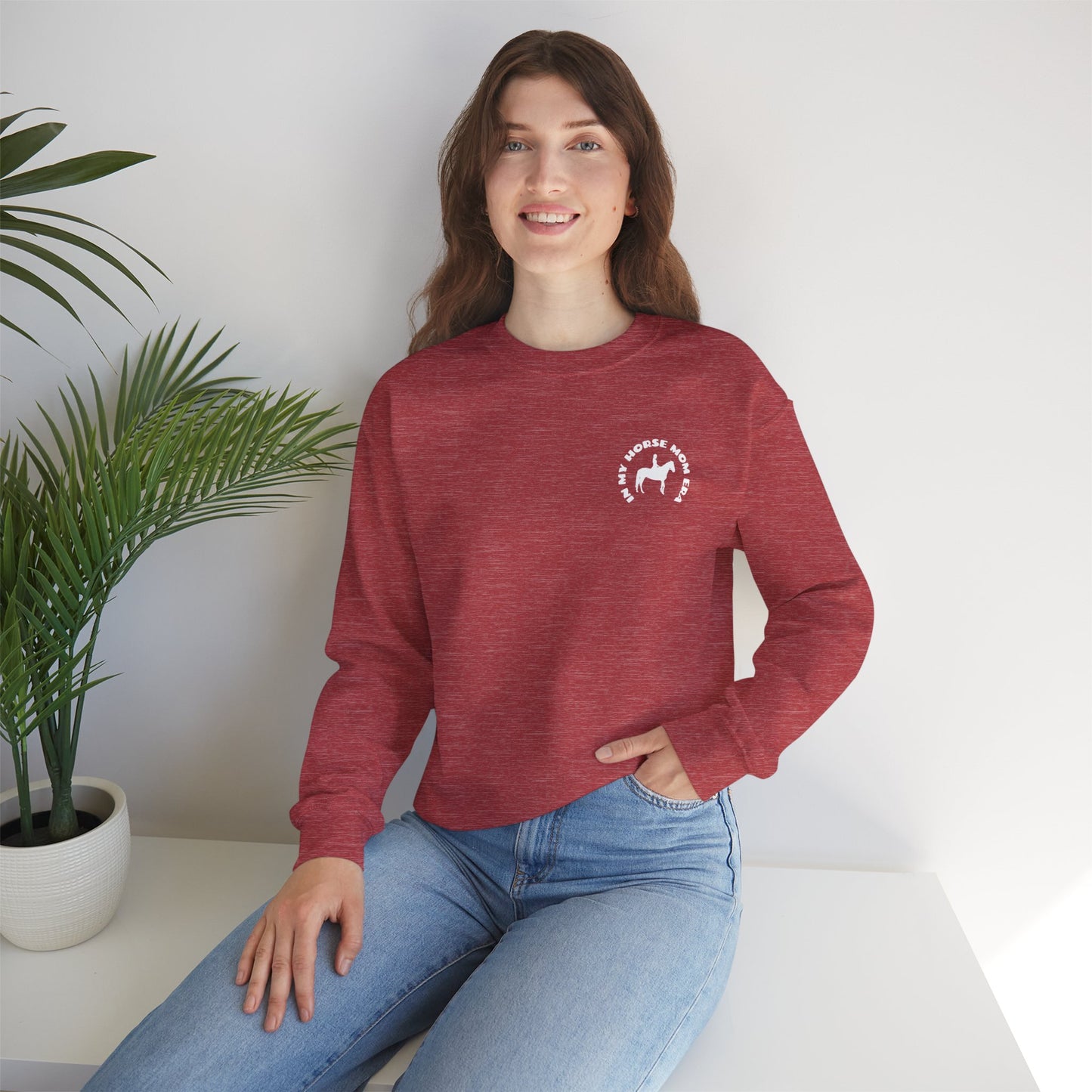 In My Horse Mom Era sweatshirt