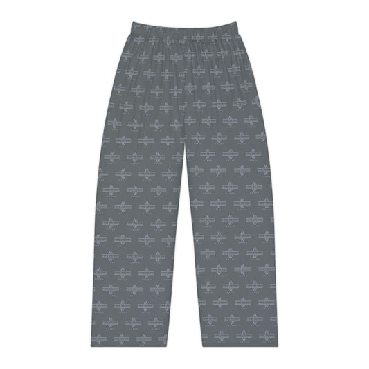 Unisex Dark Grey Equestrian Pajama Pants - Mark West Stables Design