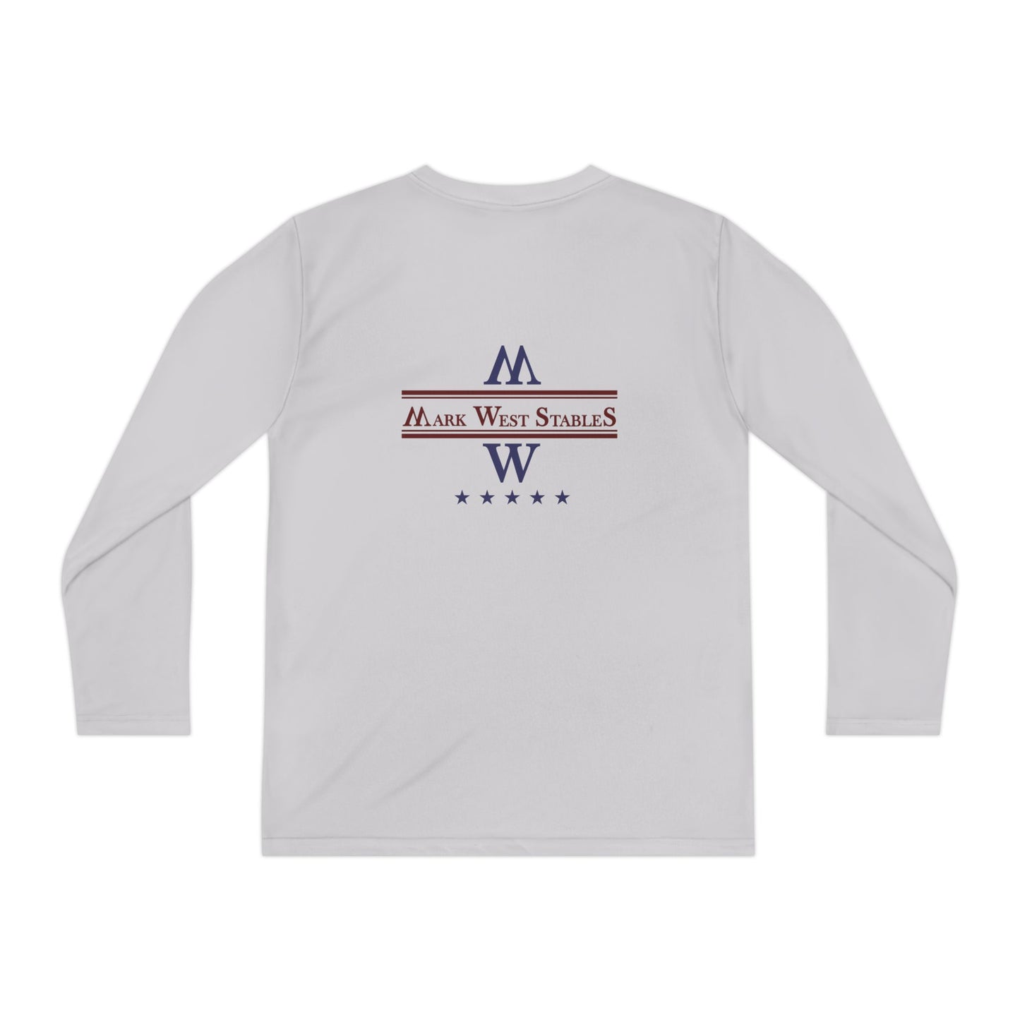 Mark West Stables Youth Long Sleeve Tee — Equestrian Performance Shirt