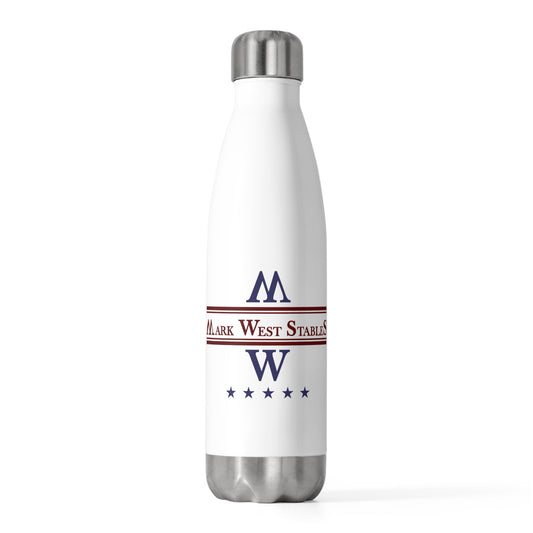 Insulated Bottle — Mark West Stables Logo 20oz Stainless Water Bottle