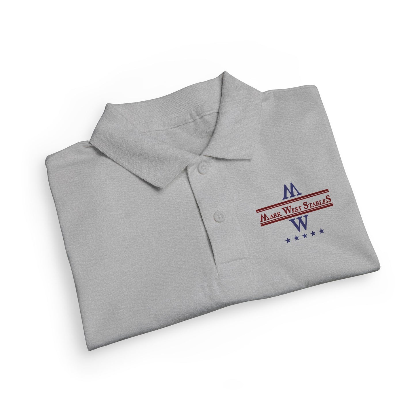 Youth Polo Shirt - Mark West Stables Logo Embroidered Polo for Young Equestrians
