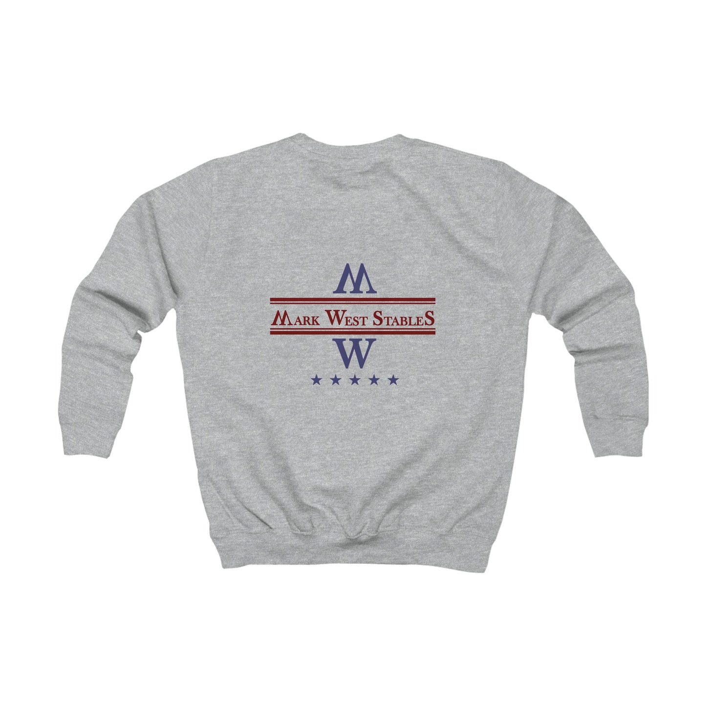 Kids Sweatshirt — Mark West Stables Logo Crewneck