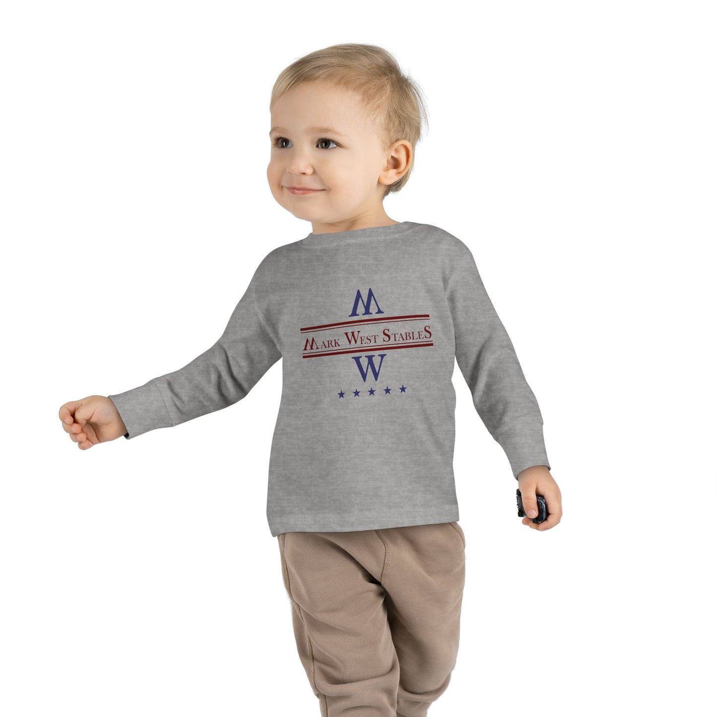 Toddler Long Sleeve Tee - Mark West Stables Toddler Long Sleeve for young equestrians