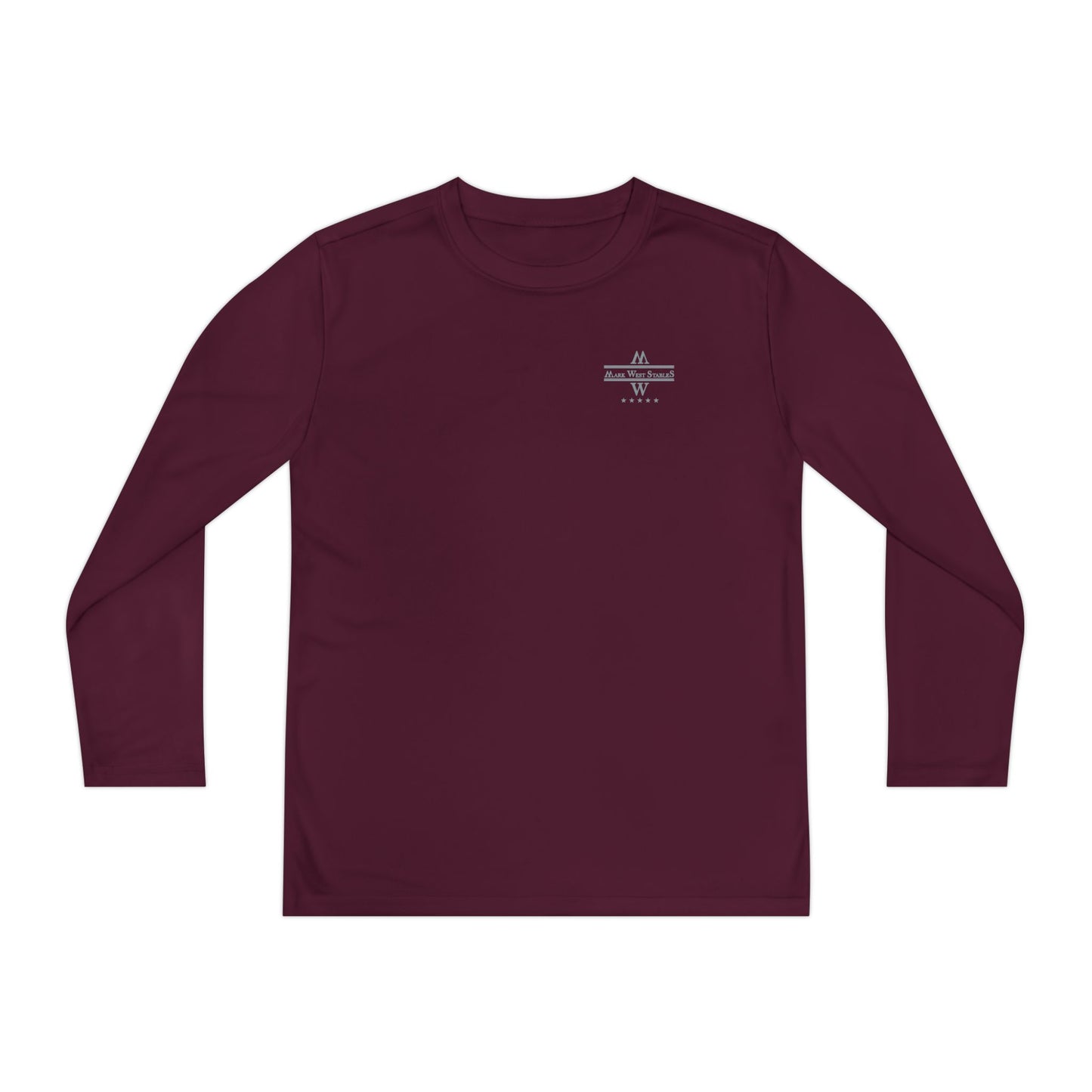 Mark West Stables Youth Long Sleeve Tee — Equestrian Performance Shirt
