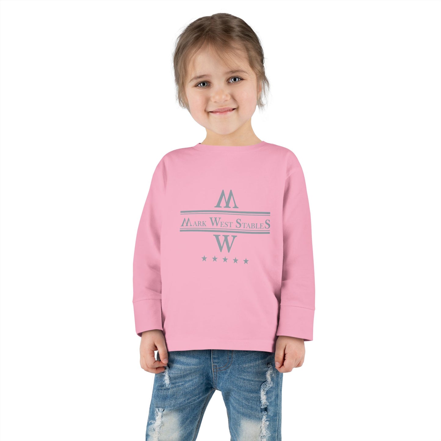Toddler Long Sleeve Tee - Mark West Stables Toddler Long Sleeve for young equestrians