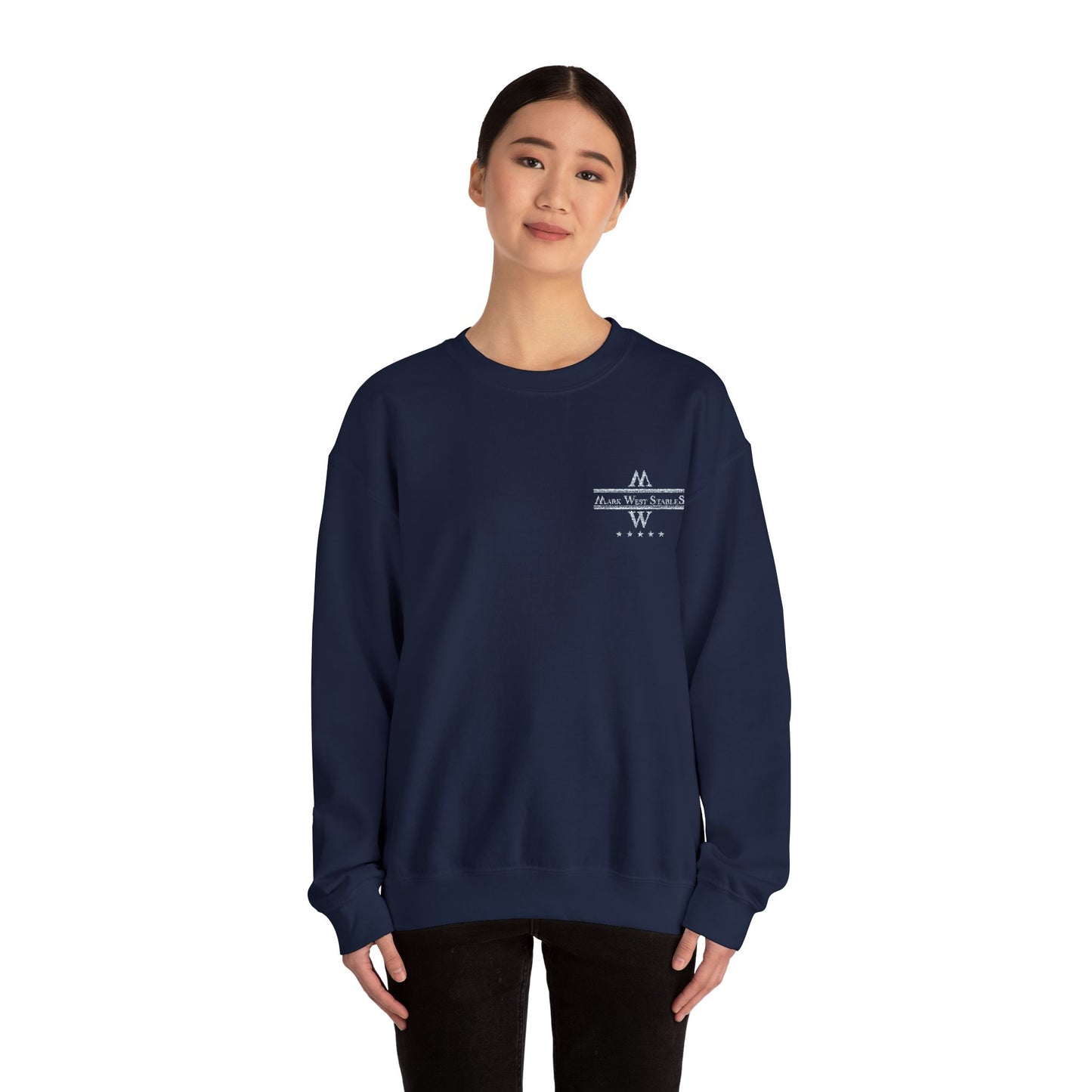 Unisex Embroidered Sweatshirt - Mark West Stables Collection