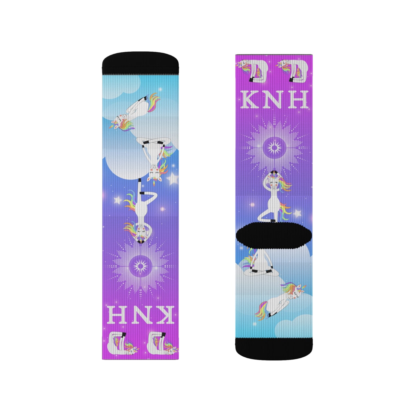 KNH Dressage Horse Yoga Socks - Size Small