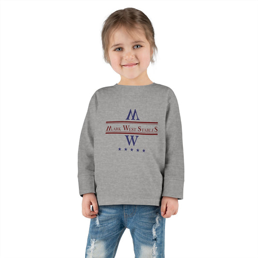 Toddler Long Sleeve Tee - Mark West Stables Toddler Long Sleeve for young equestrians