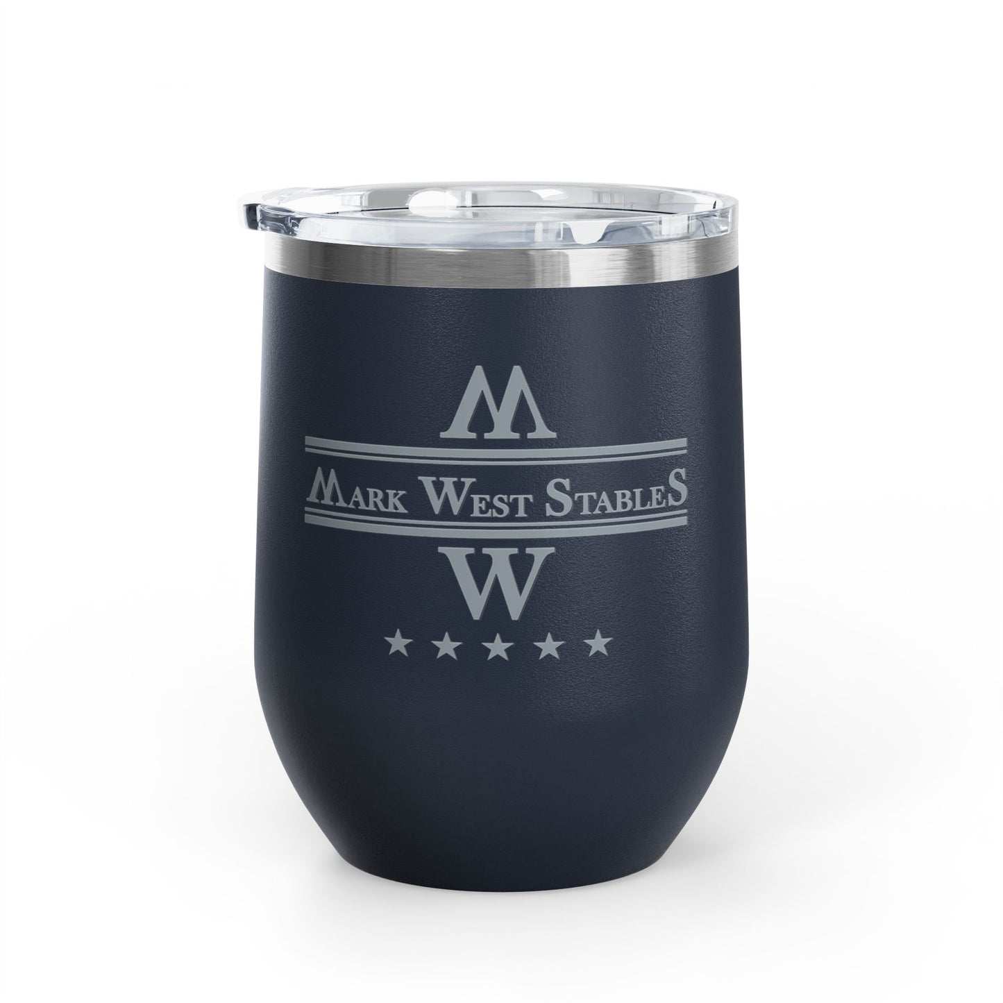 Adult's Mark West Stables Let's drink wine and talk about horses - Wine Tumbler