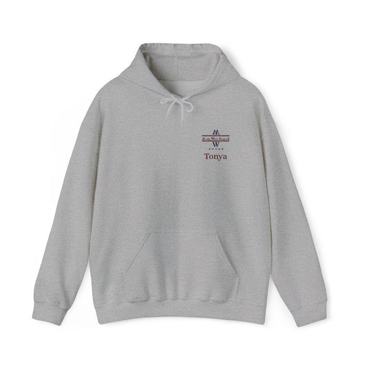 Unisex Equestrian Embroidered Hoodie - Mark West Stables - Personalized