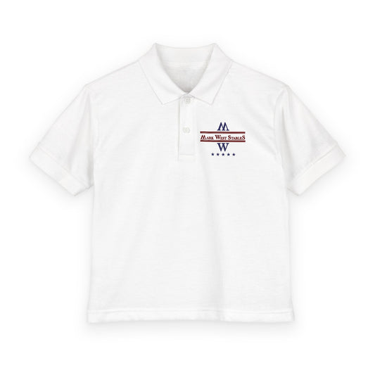 Youth Polo Shirt - Mark West Stables Logo Polo for Young Equestrians