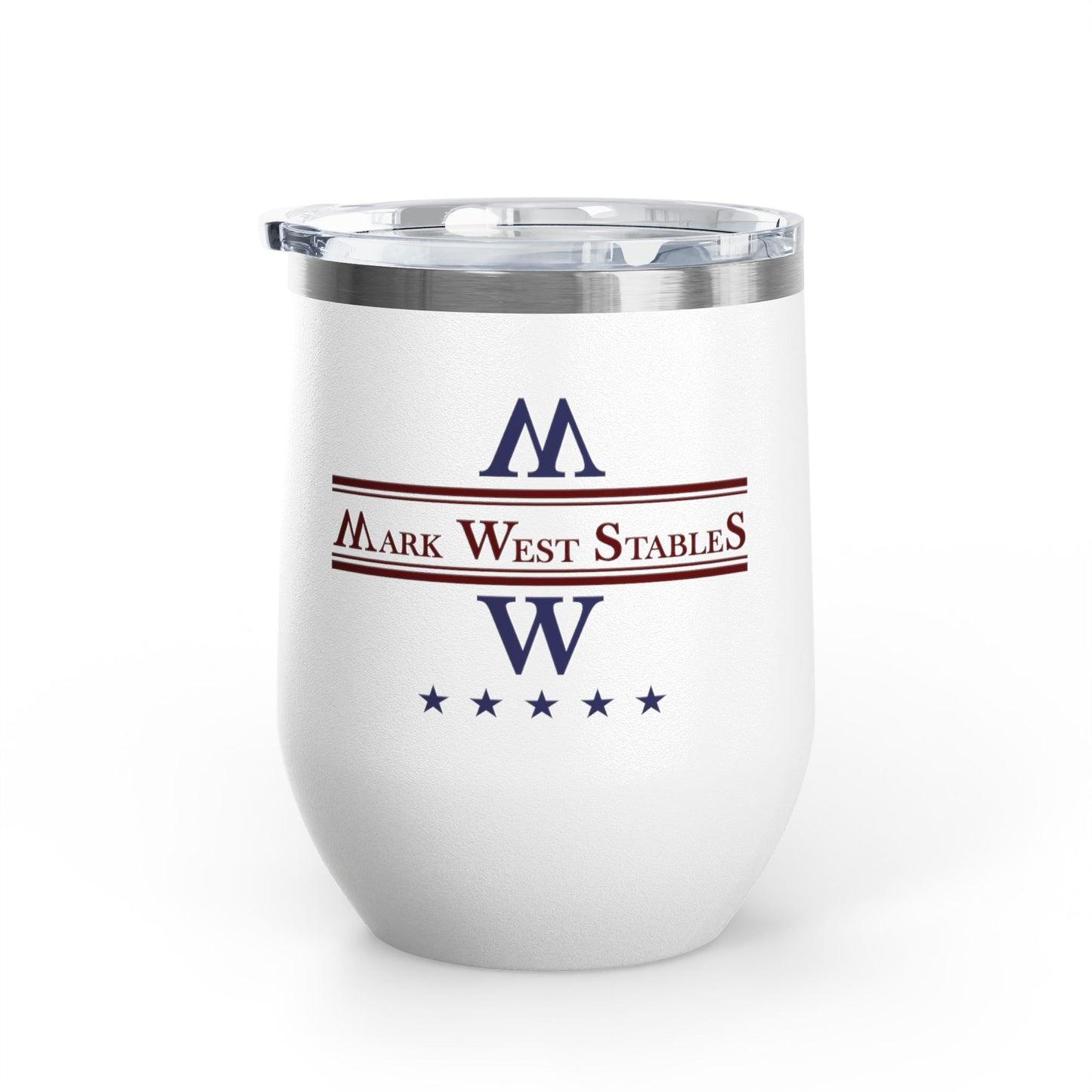 Adult's Mark West Stables Let's drink wine and talk about horses - Wine Tumbler