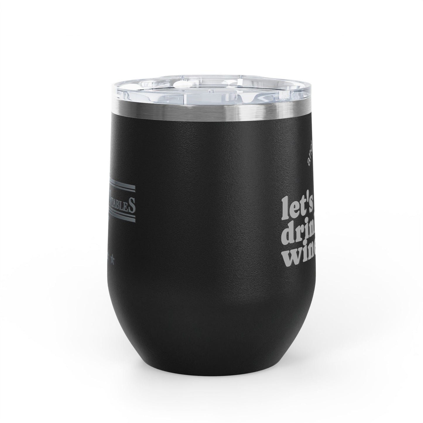 Adult's Mark West Stables Let's drink wine and talk about horses - Wine Tumbler