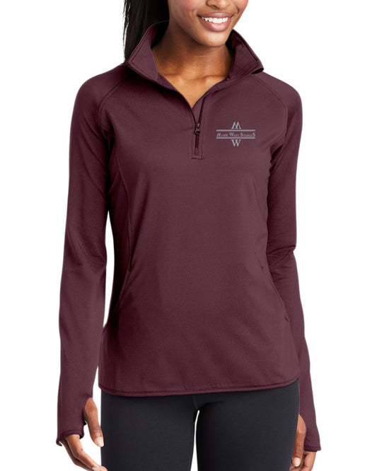 Mark West Stables Ladies Stretch Quarter-Zip Pullover