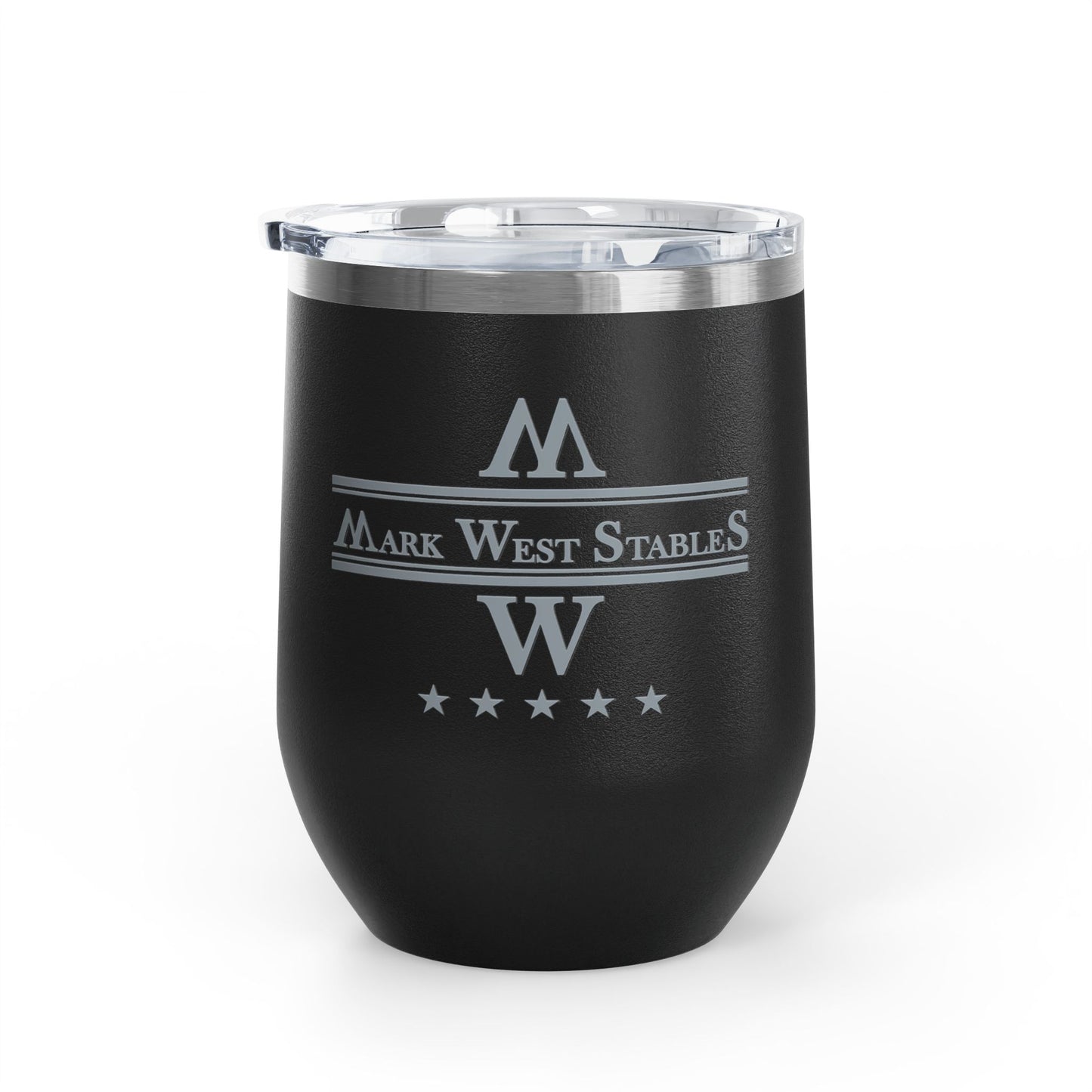 Adult's Mark West Stables Let's drink wine and talk about horses - Wine Tumbler