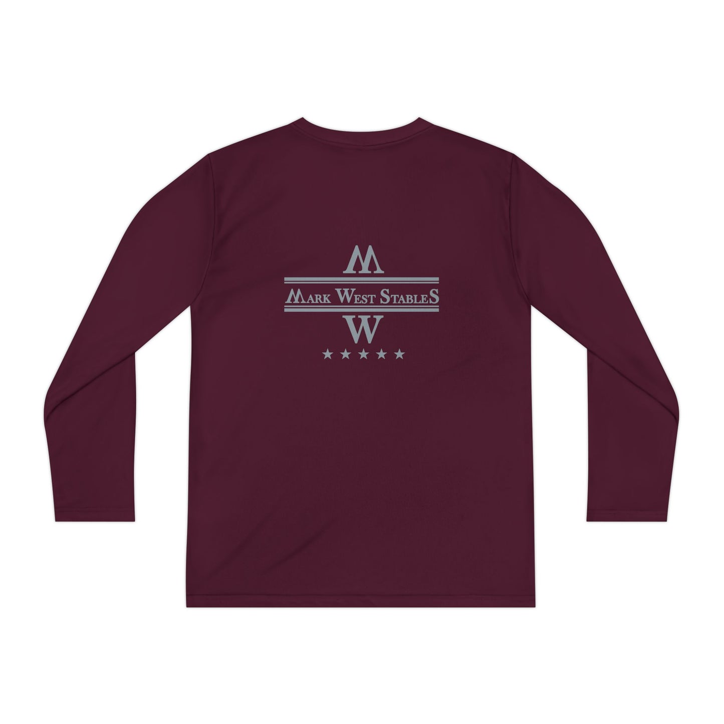 Mark West Stables Youth Long Sleeve Tee — Equestrian Performance Shirt