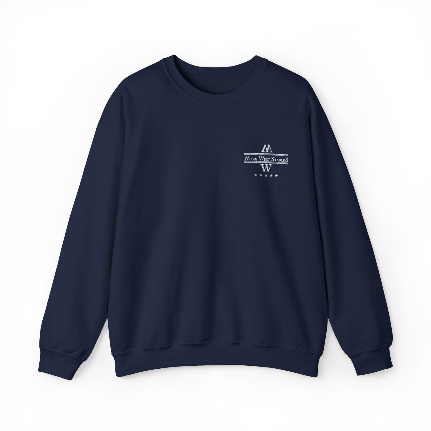 Unisex Embroidered Sweatshirt - Mark West Stables Collection