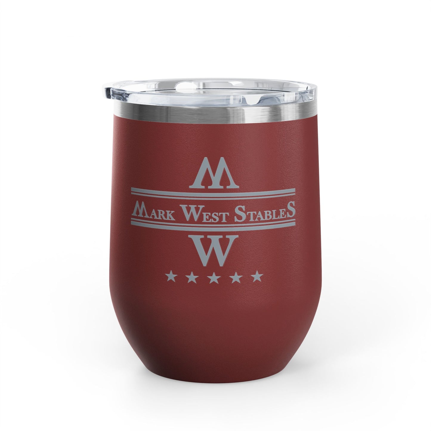 Adult's Mark West Stables Let's drink wine and talk about horses - Wine Tumbler