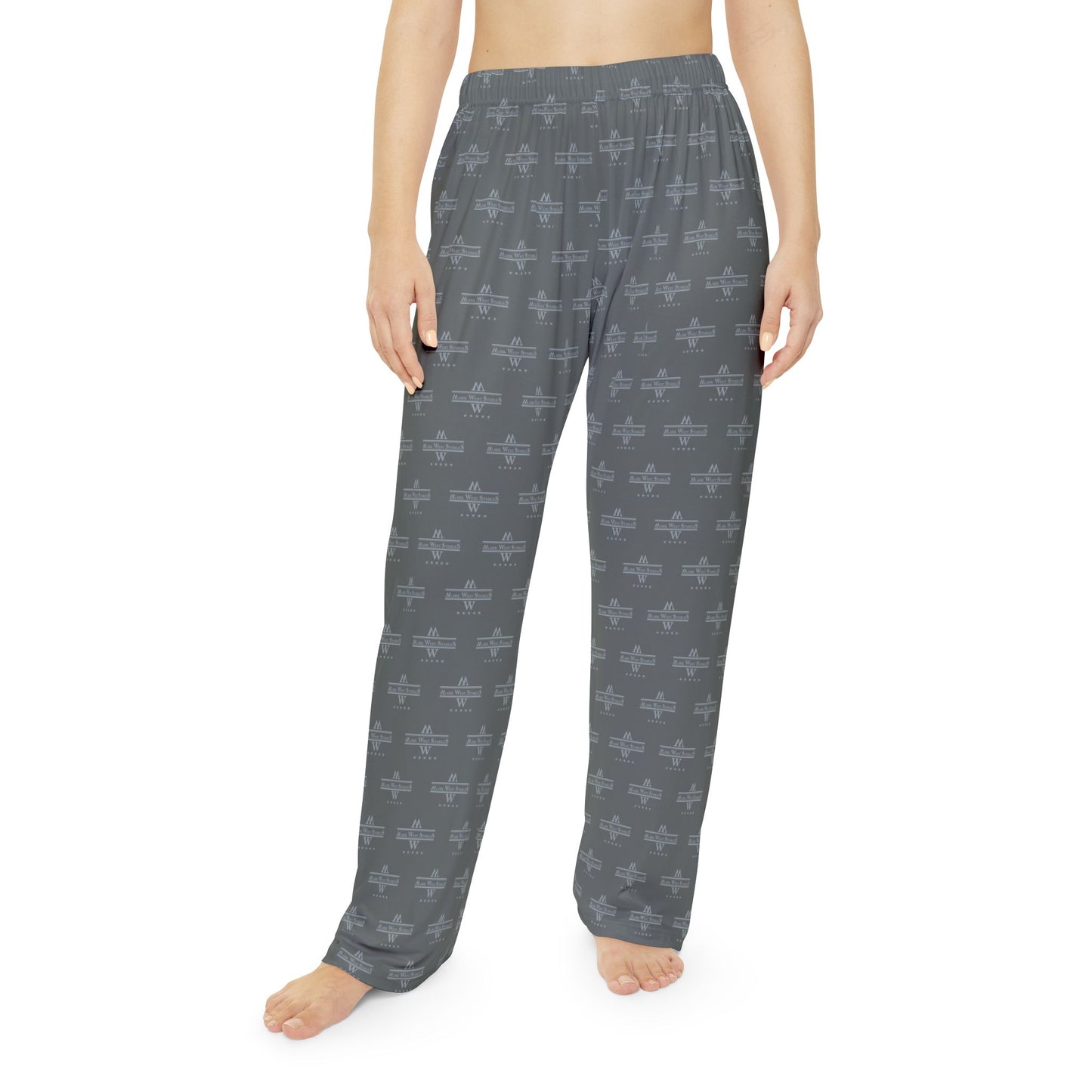 Unisex Dark Grey Equestrian Pajama Pants - Mark West Stables Design