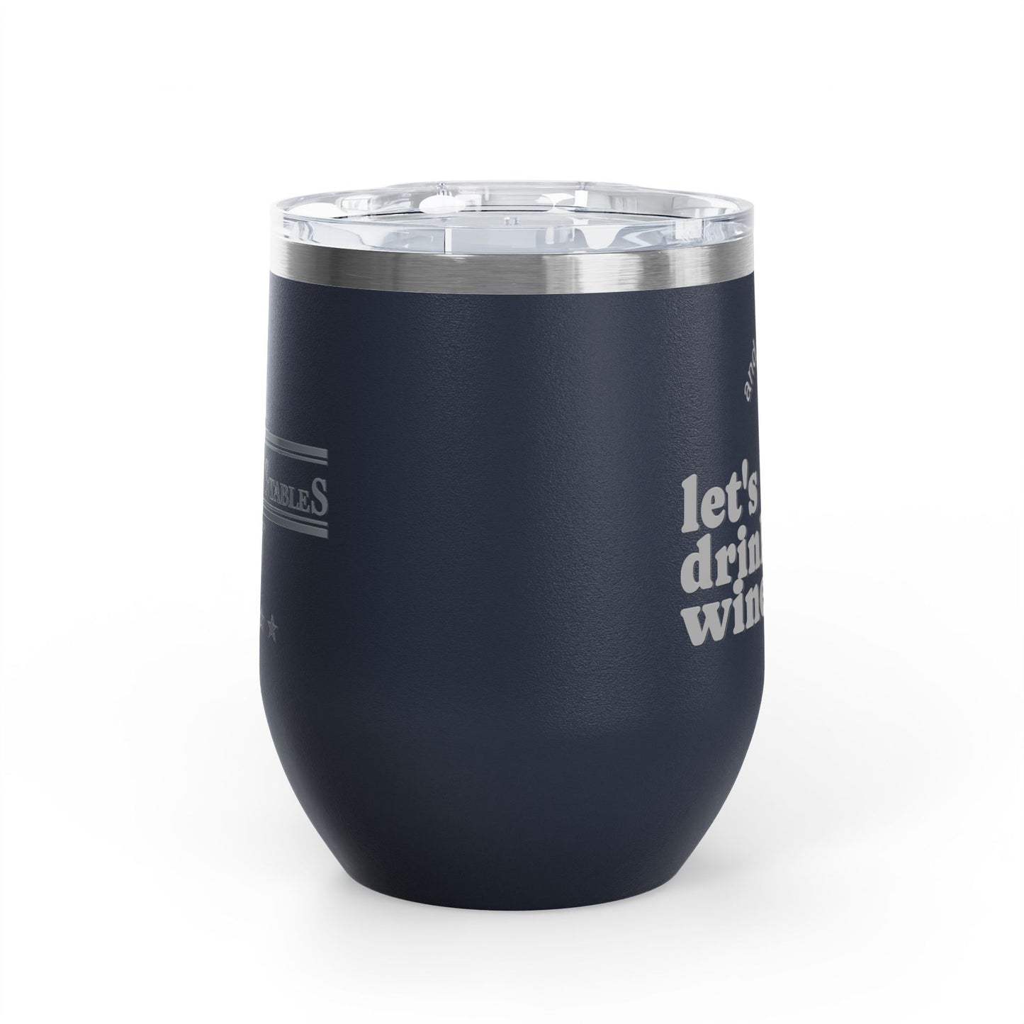 Adult's Mark West Stables Let's drink wine and talk about horses - Wine Tumbler