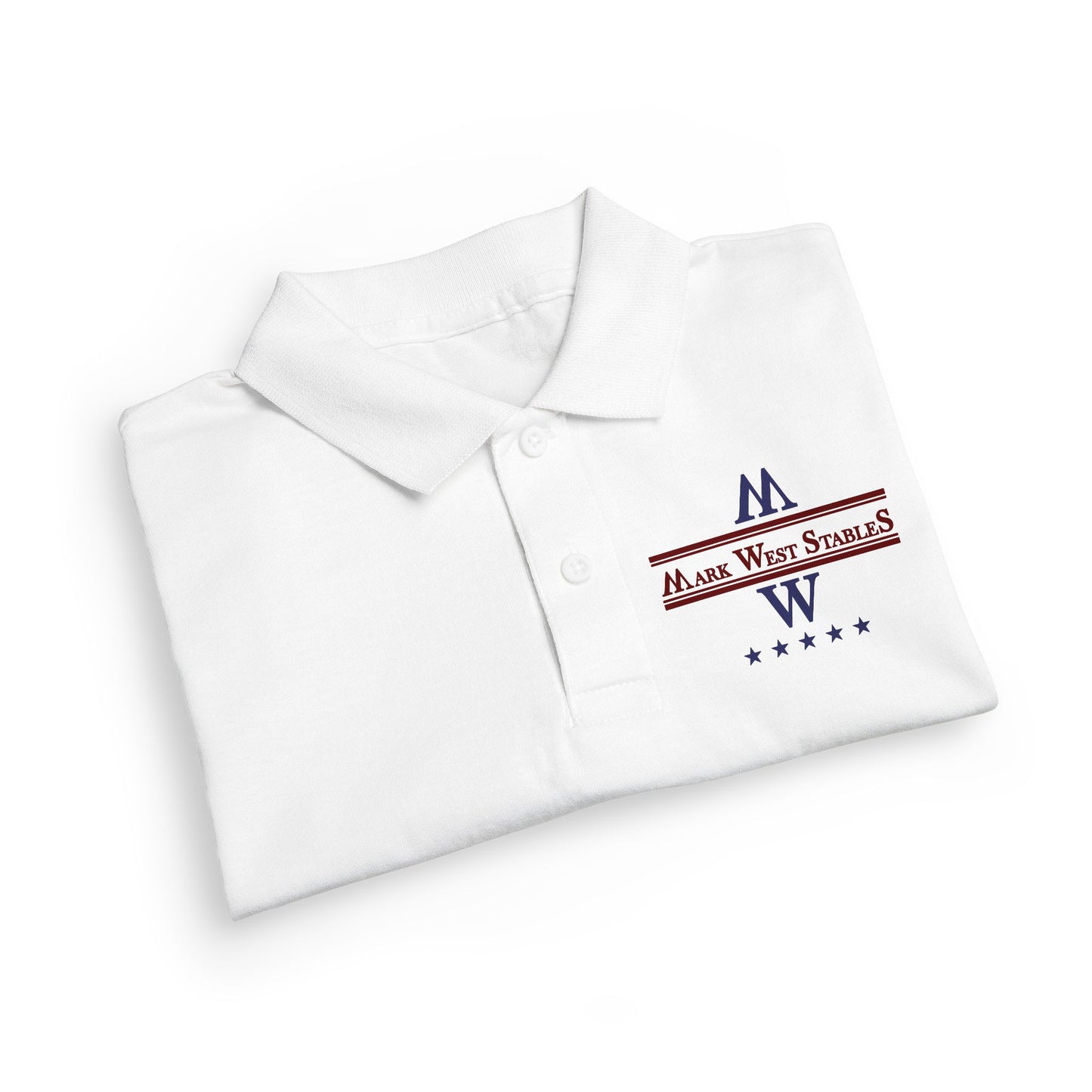 Youth Polo Shirt - Mark West Stables Logo Polo for Young Equestrians
