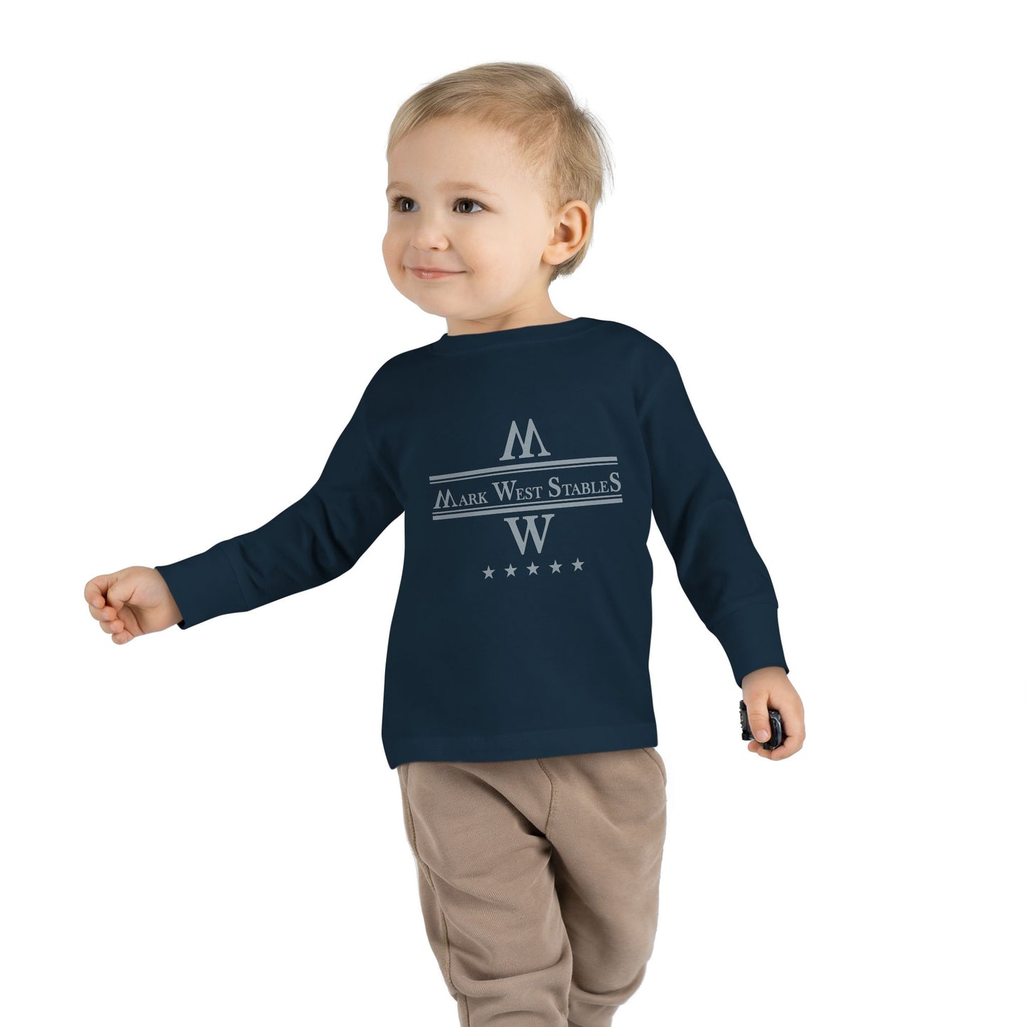 Toddler Long Sleeve Tee - Mark West Stables Toddler Long Sleeve for young equestrians
