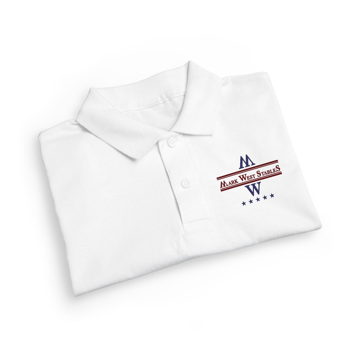 Youth Polo Shirt - Mark West Stables Logo Embroidered Polo for Young Equestrians