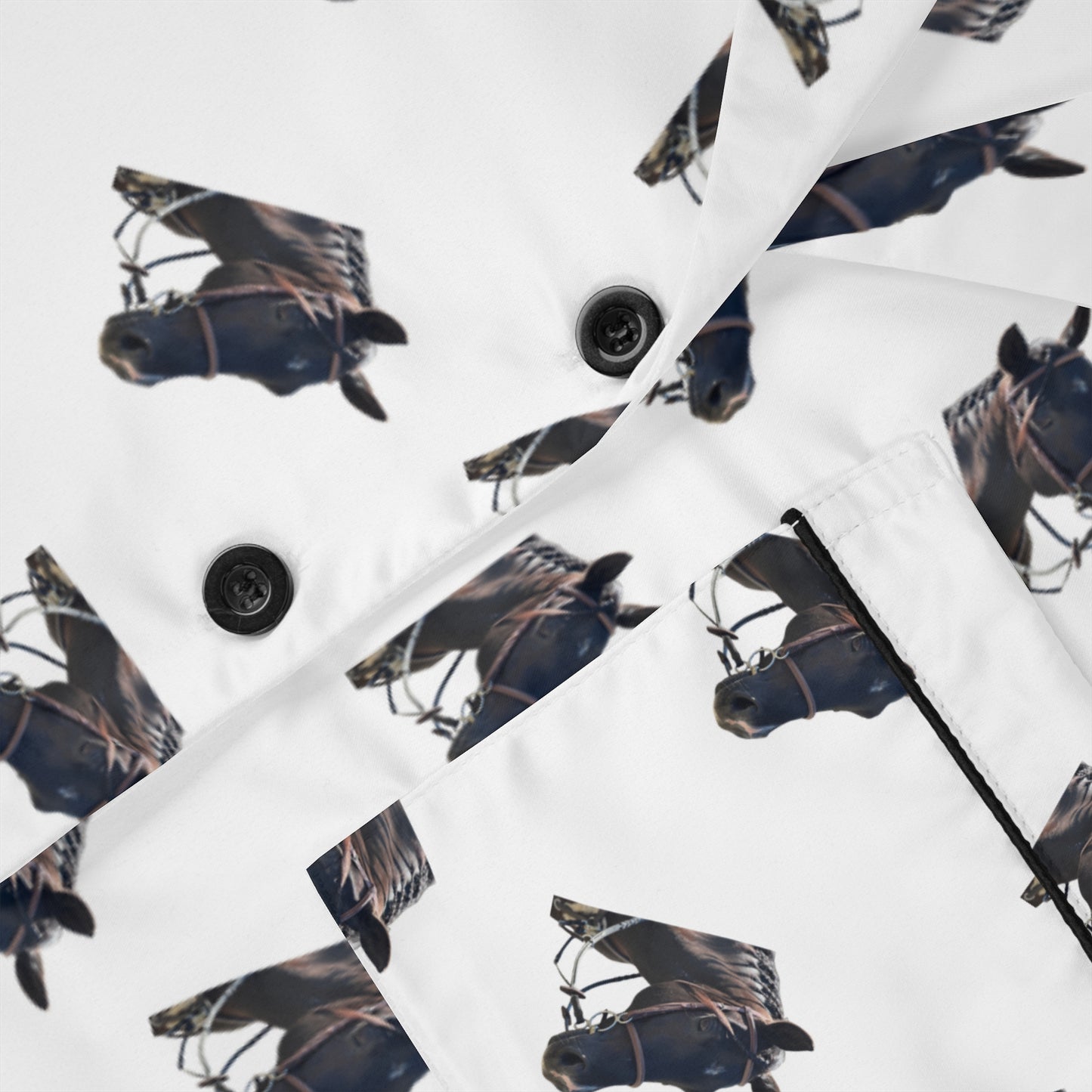 Satin Pajama Set - Mark West Stables Equestrian - Custom