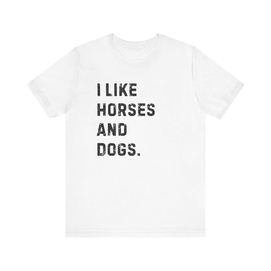 Horse and Dog Lover T-shirt
