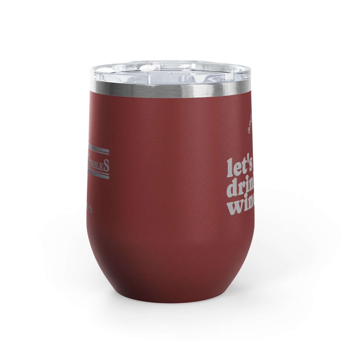 Adult's Mark West Stables Let's drink wine and talk about horses - Wine Tumbler