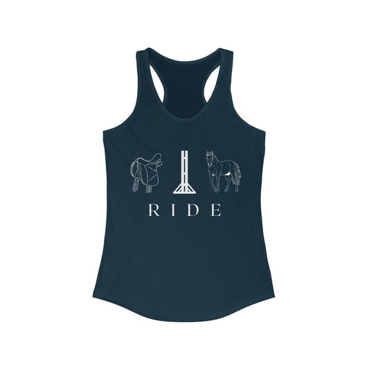 The RIDE tank is the hottest english riding clothing on the market